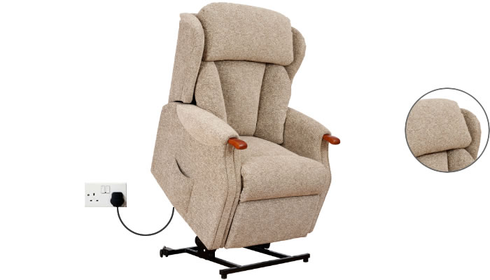Celebrity Furniture Canterbury Dual Motor Riser Recliner with Headrest